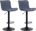 2er-Set Barhocker Gepolstert, drehbar, höhenverstellbar für Theke & Tresen