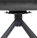 Eleganter Esszimmerstuhl mit Samtbezug und selbstjustierendem Drehmechanismus