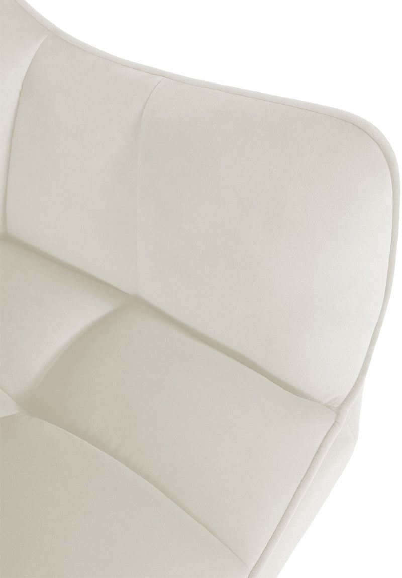 Premium Esszimmerstuhl mit Samtbezug Einzelstuhl Moderne Designerstuhl mit Metallgestell für Küche & Esszimmer
