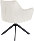 Premium Esszimmerstuhl mit Samtbezug Einzelstuhl Moderne Designerstuhl mit Metallgestell für Küche & Esszimmer