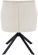 Premium Esszimmerstuhl mit Samtbezug Einzelstuhl Moderne Designerstuhl mit Metallgestell für Küche & Esszimmer