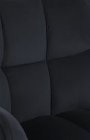 Premium Esszimmerstuhl mit Samtbezug Einzelstuhl Moderne Designerstuhl mit Metallgestell für Küche & Esszimmer