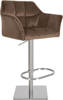 Barhocker Damaso Samt-Bezug