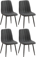 4er Set Esszimmerstühle modern, bequem & stilvoll Stoff & Samt