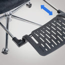 Ergonomischer Bürostuhl mit Fußstütze 3D-Armlehnen & verstellbarer Kopfstütze