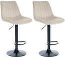 2er Set Barhocker Toni Samt