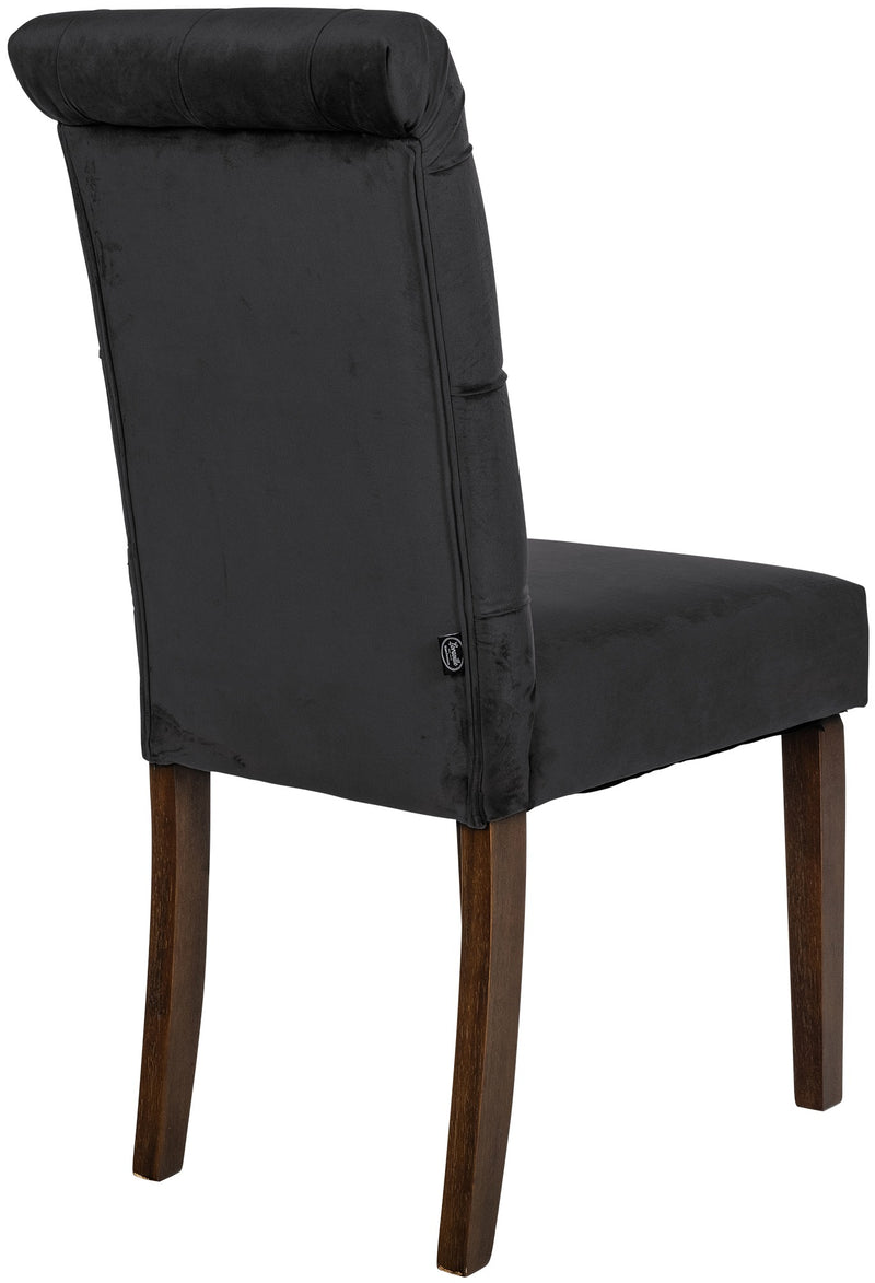 Eleganter Esszimmerstuhl mit Samtbezug bequemer Polsterstuhl in verschiedenen Farben
