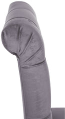 Eleganter Esszimmerstuhl mit Samtbezug bequemer Polsterstuhl in verschiedenen Farben