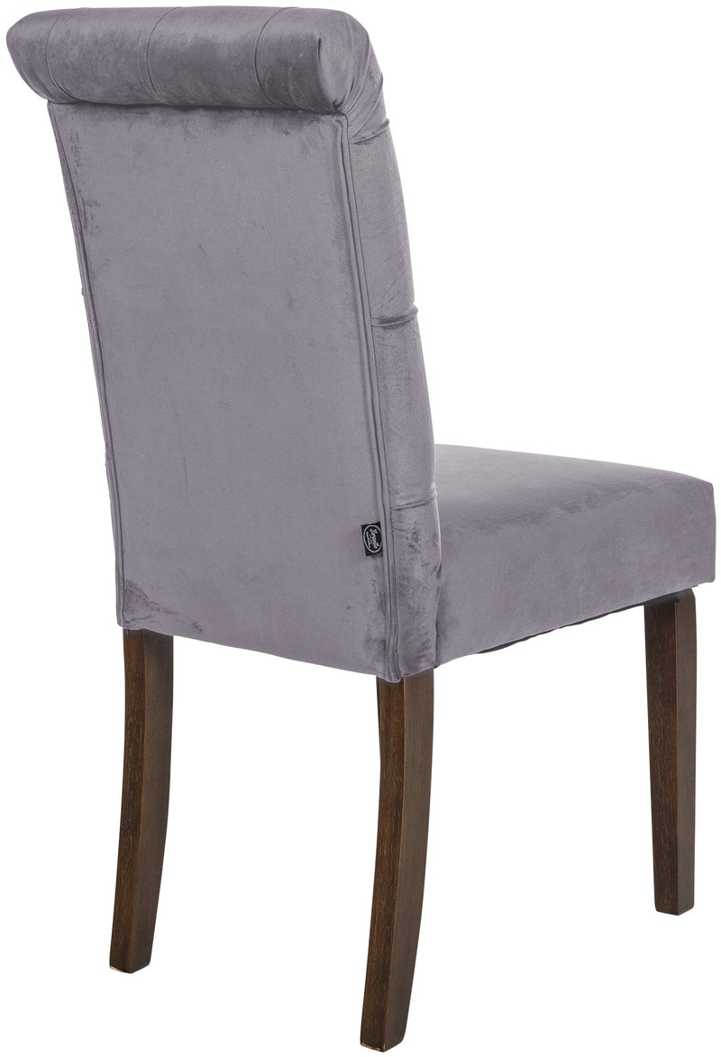 Eleganter Esszimmerstuhl mit Samtbezug bequemer Polsterstuhl in verschiedenen Farben