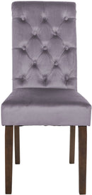 Eleganter Esszimmerstuhl mit Samtbezug bequemer Polsterstuhl in verschiedenen Farben