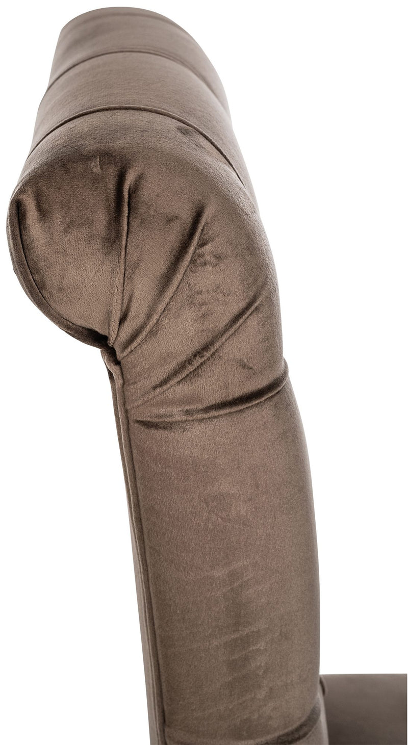 Eleganter Esszimmerstuhl mit Samtbezug bequemer Polsterstuhl in verschiedenen Farben