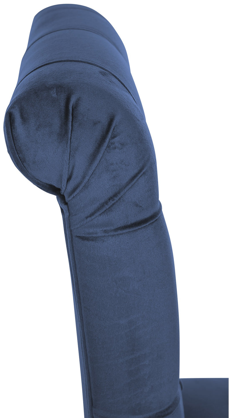 Eleganter Esszimmerstuhl mit Samtbezug bequemer Polsterstuhl in verschiedenen Farben