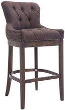 Barhocker Lakewood Stoff, Antik-dunkel