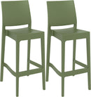 2er Set Barhocker Maya Kunststoff
