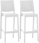 2er Set Barhocker Maya Kunststoff