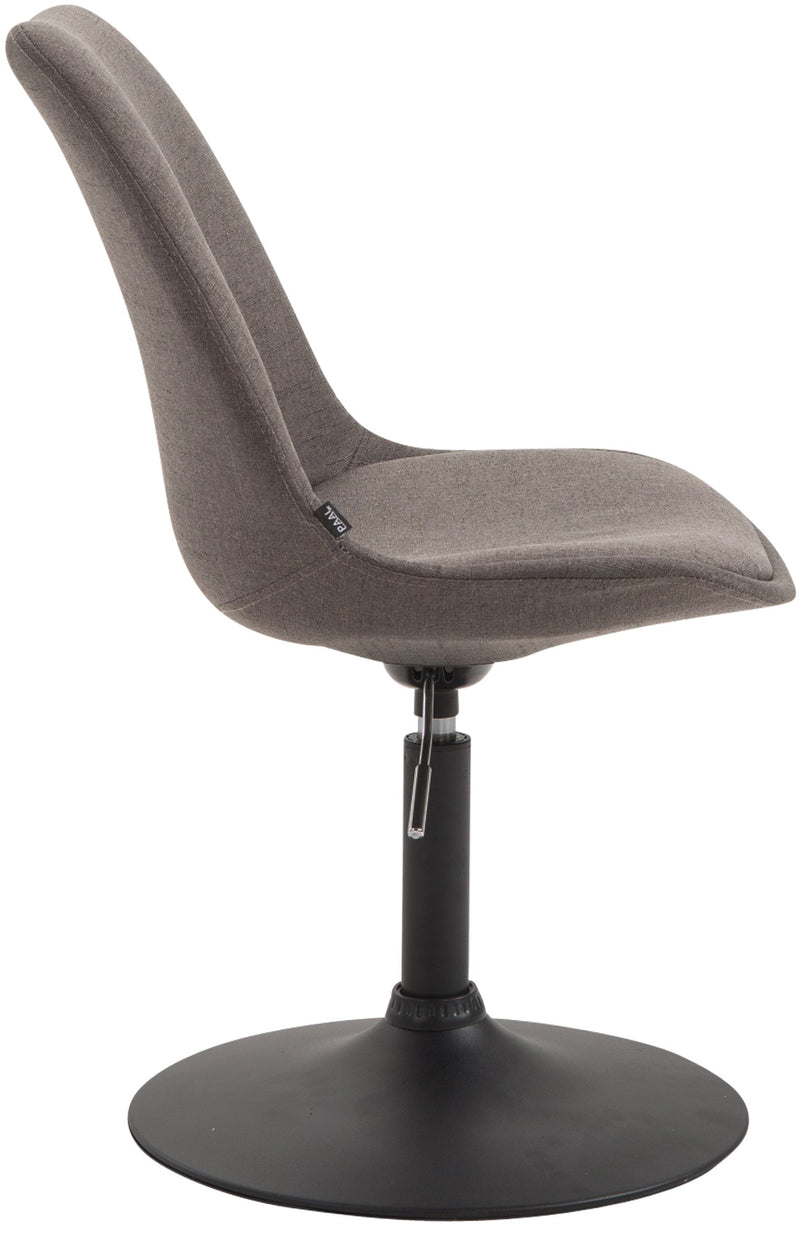 Bequemer Stoffstuhl robustes Metallgestell, Designer Schalenstuhl