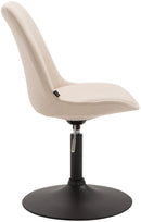 Bequemer Stoffstuhl robustes Metallgestell, Designer Schalenstuhl