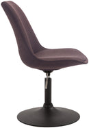 Bequemer Stoffstuhl robustes Metallgestell, Designer Schalenstuhl