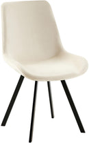 Eleganter Esszimmerstuhl mit Samtbezug und 360-Grad-Drehfunktion