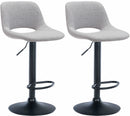 2er Set Barhocker Camden Stoff