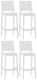 4er Set Barhocker Maya Kunststoff