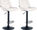 2er Set Barhocker Vonore Samt