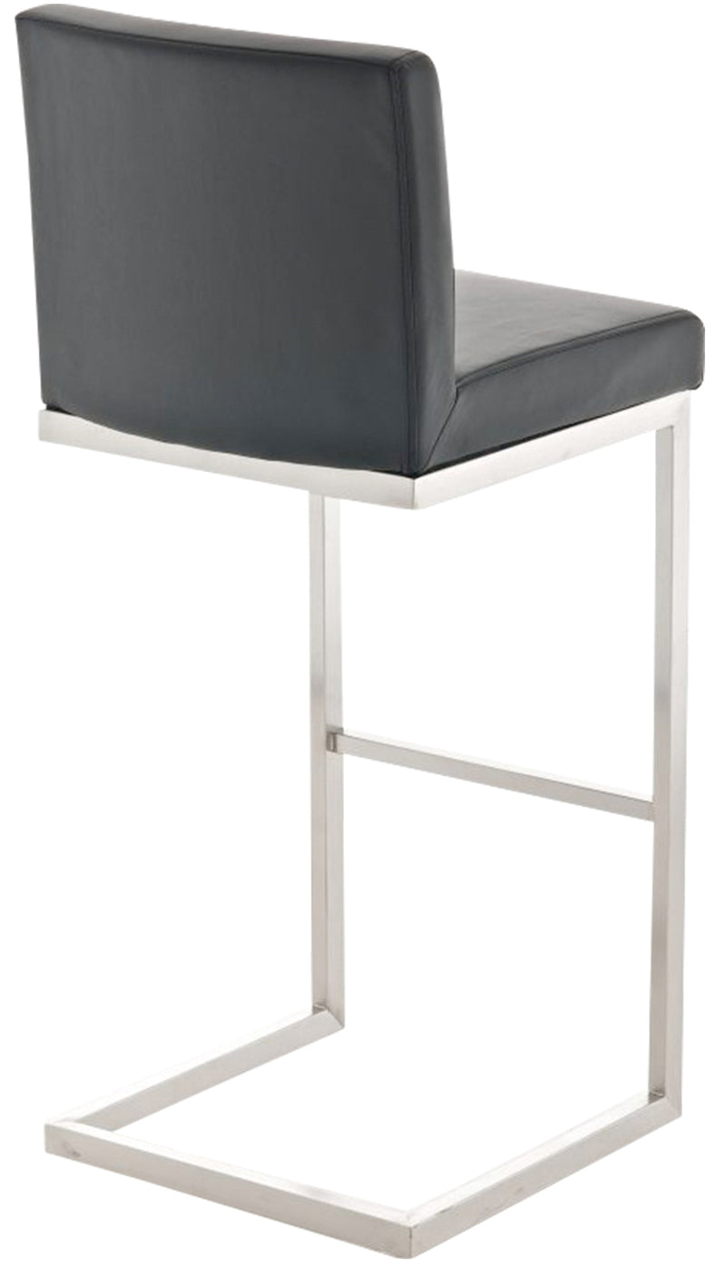 2er Set Edelstahl Barhocker Paros