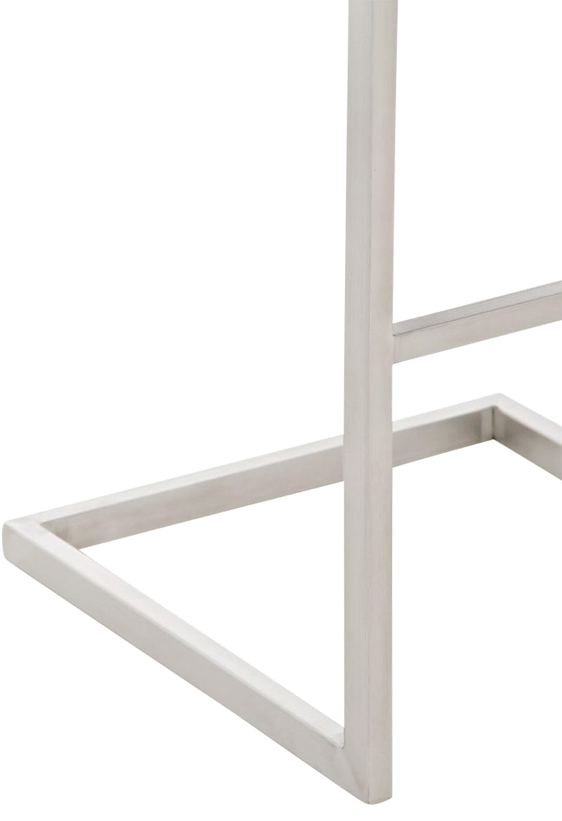2er Set Edelstahl Barhocker Paros