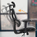 Ergonomischer Bürostuhl – mit Lordosenstütze, Kopfstütze & 135 kg Belastbarkeit für gesundes Sitzen