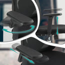 Ergonomischer Bürostuhl mit 3D-Armlehnen & Lordosenstütze  Atmungsaktiv Höhenverstellbar