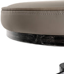 Hocker Höhenverstellbar, Kunstleder, Industrial-Design