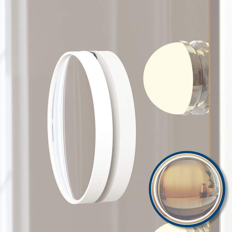 Schminkspiegel mit LED Beleuchtung und Vergrößerungsspiegel USB Anschlüssen