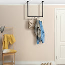 Kleiderstange mit 6 Haken für Deckenmontage - Metall Garderobenstange 50 kg belastbar