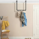 Kleiderstange mit 12 Haken für Deckenmontage - Garderobenstange Metall 50 kg belastbar