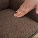 2er-Set Esszimmerstühle  Stoff, 180° drehbar, gepolstert