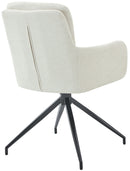 2er-Set Esszimmerstühle  Stoff, 180° drehbar, gepolstert