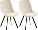 2er Set Esszimmerstuhl Lewes Samt
