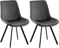 2er Set Esszimmerstuhl Lewes Samt