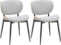 2er Set Esszimmerstühle mit Rückenlehne Modernes Design Für Esszimmer & Küche
