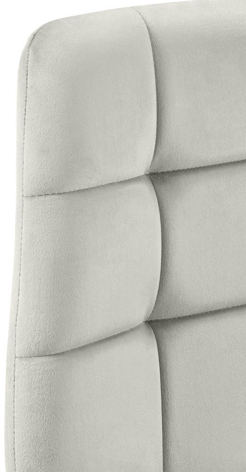 Esszimmerstuhl mit Samtbezug und hoher Rückenlehne - Eleganzer Designstuhl für Essbereich und Wohnzimmer