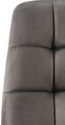 Modernes 4er-Set Esszimmerstühle mit Samtbezug und gepolsterter Rückenlehne