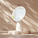 Schminkspiegel mit LED Beleuchtung 3 Farben dimmbar per Touch USB-C rundes Design ABS-Kunststoff