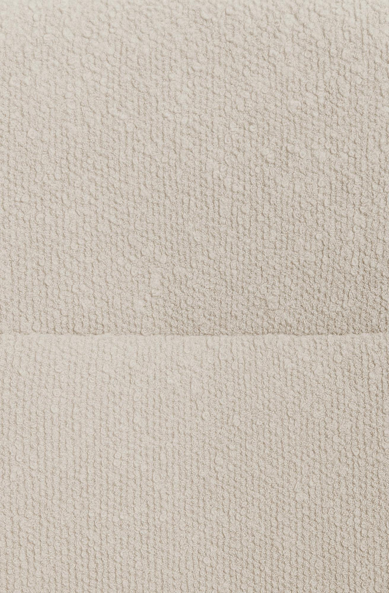 Esszimmerstuhl drehbar mit Armlehnen Teddystoff gepolstert Metallgestell 120 kg belastbar