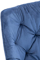 2er Set Elegante Samtstühle Luxuriöses Design Stabiles Metallgestell