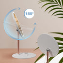 Schminkspiegel mit LED Beleuchtung 3 Farben dimmbar & Touchbedienung USB-C rundes Metall Design