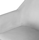 Esszimmerstühle mit Armlehnen und Stoffbezug Metallgestell 2er Set