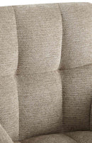 Esszimmerstühle 2er Set mit Armlehnen und Stoffbezug - Moderne Polsterstühle mit Metallgestell 150 kg belastbar