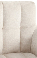 Esszimmerstühle 2er Set mit Armlehnen und Stoffbezug - Moderne Polsterstühle mit Metallgestell 150 kg belastbar