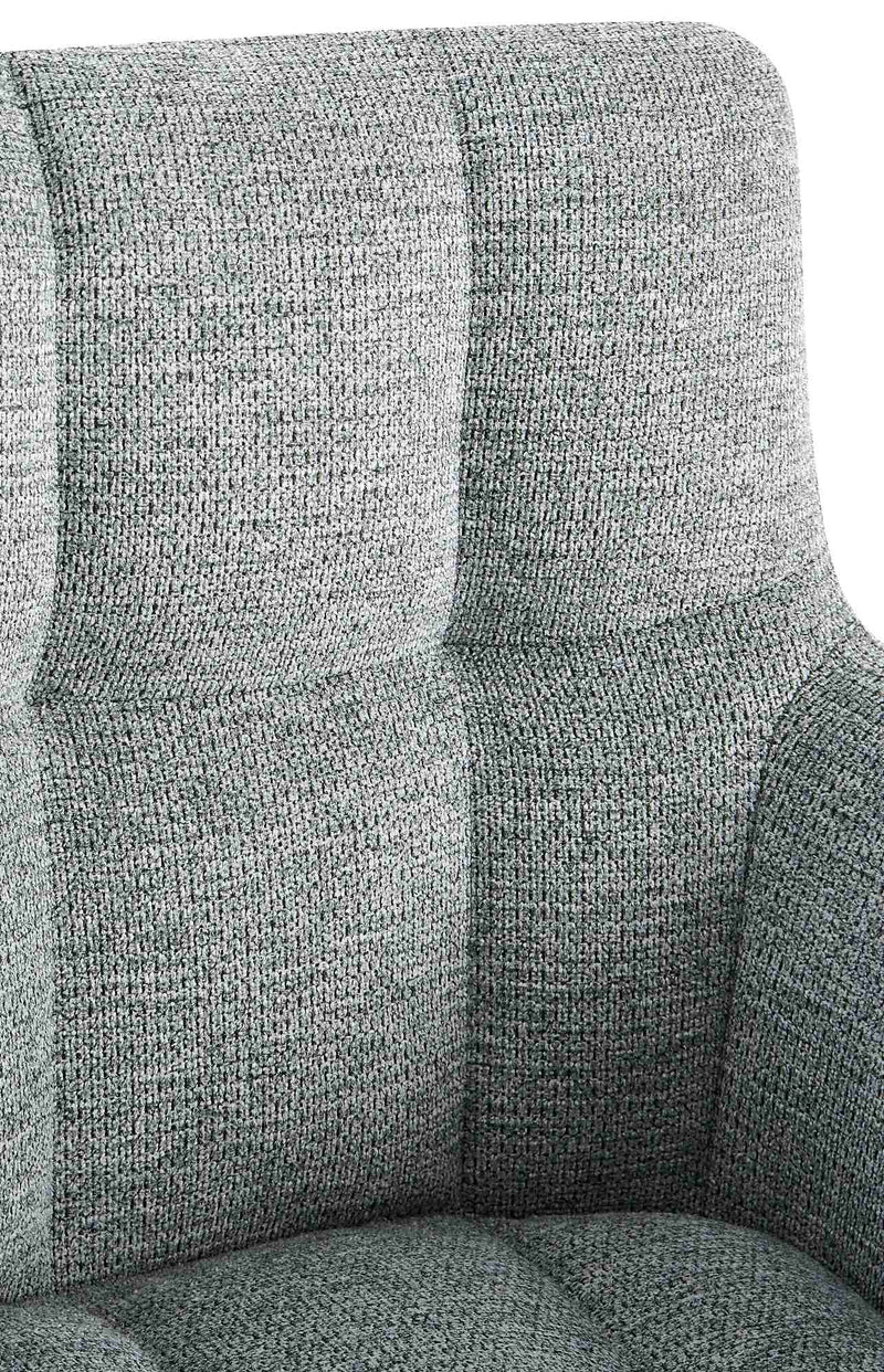 Esszimmerstühle 2er Set mit Armlehnen und Stoffbezug - Moderne Polsterstühle mit Metallgestell 150 kg belastbar