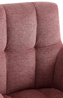 Esszimmerstühle 2er Set mit Armlehnen und Stoffbezug - Moderne Polsterstühle mit Metallgestell 150 kg belastbar